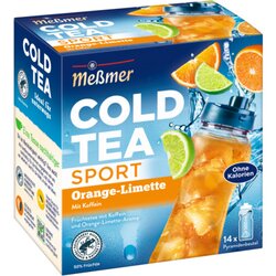 Meßmer 108244 Tee COLD TEA SPORT Orange-Limette 14St