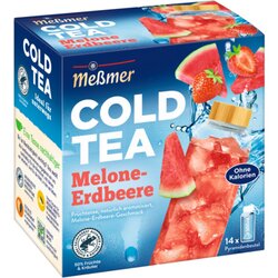 Meßmer 105563 Tee COLD TEA Erdbeere 14St 