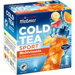 Meßmer 108243 Tee COLD TEA SPORT Multivitamin 14St