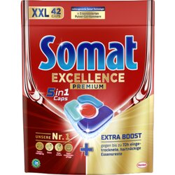 Somat SCP5X Spülmaschinentab Excellence Premium 5in1 42St