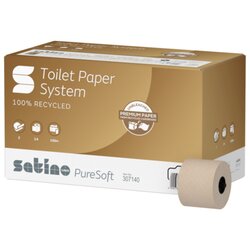 Satino by WEPA 307140 Satino Toilettenpapier PureSoft 2lg 100m 24St