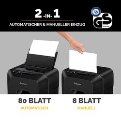 Fellowes® Aktenvernichter AutoMax™ 80M