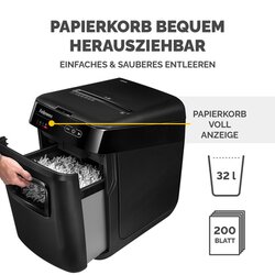 Fellowes® Aktenvernichter AutoMax™ 200C