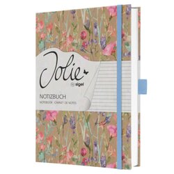 SIGEL JN853 Notizbuch Jolie  A5 lin Pure Wildflowers