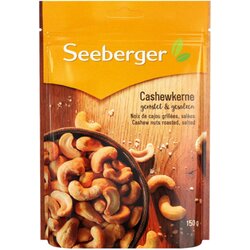 SEEBERGER 383901 Cashewkerne 150g geröstet/gesalzen