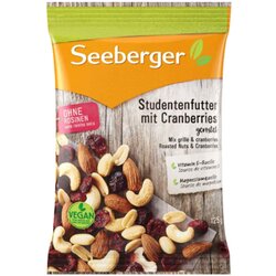 SEEBERGER 4617601 Studentenfutter Cranberry 125g 