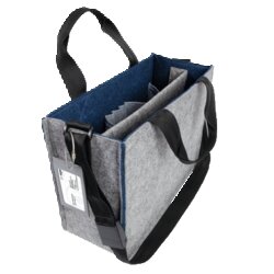 SIGEL BA424 Tasche Desk Sharing 36x28x15cm gr/dbl