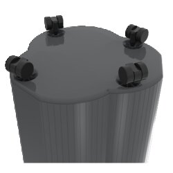 Exacompta Abfalleimer Tri Bin ECOBlack
