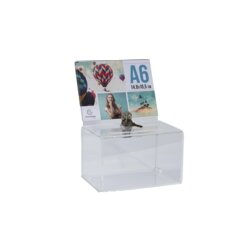 Exacompta 89358D Einwurfbox A6 kristall 