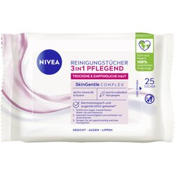 NIVEA 81906 Reinigungstuch 3in1 25St 