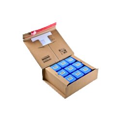 ColomPac® CP067.06 Versandkarton POST-BOX 33x12x29cm braun