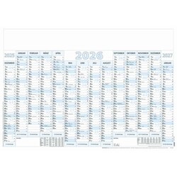 ZETTLER 915-0015 Plakatkalender 14M/1S gerollt 5St.