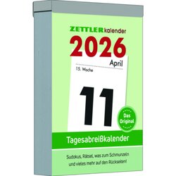 ZETTLER 313-0000 Abreißkalender 100x145mm 1T/1S 