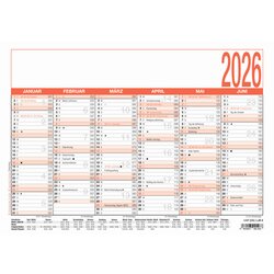 ZETTLER 907-0000 Tafelkalender 6M/1S 