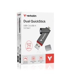 Verbatim USB-Stick Dual QuickStick USB 3.2 Gen 1 512 Gbyte