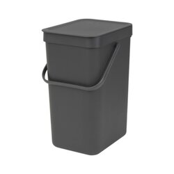 Brabantia 109805 Sort&Go Abfallbehälter 12L grau