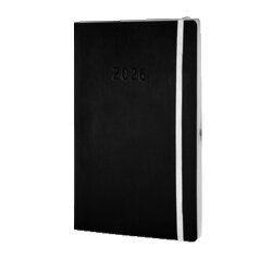 Chronoplan 50926 Buchkalender Wochenplan Black Edition A5 sw