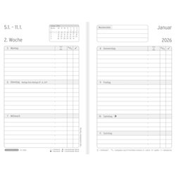 Chronoplan Buchkalender Business Edition 2026 Mini