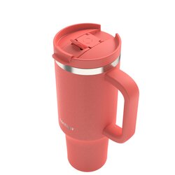 contigo 2217787 Thermobecher Streeterville Strohhalm 1,2l coral