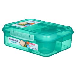 sistema 00041690 Bento Box 1,65l sort 