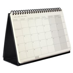 SIGEL C2681 Tischkalender Conceptum 144S 1M/1S sw