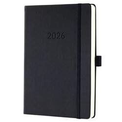 SIGEL C2610 Tageskalender Conceptum A5 1T/2S sw