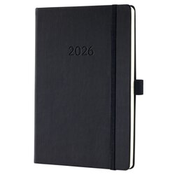 SIGEL C2612 Wochenkalender Conceptum A5 1W/2S sw