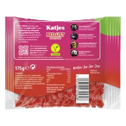 Katjes Fruchtgummi Red List 175 g/Pack.