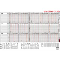 GÜSS® 12-54 Urlaubsübersicht Querformat 15MA 2farbig