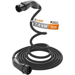 LAPP 5555935002 Ladekabel Helix Typ2 7,4kW 5m schwarz