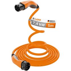 LAPP 5555935014 Ladekabel Helix Typ2 7,4kW 5m orange