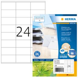 HERMA 10728 Etikett RC 70x36mm nws 1920St 
