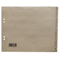 without brand 3604 Register A4 20tlg A-Z ch