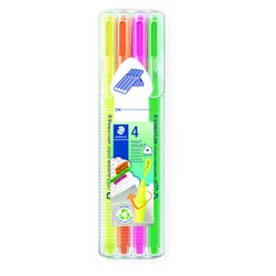 STAEDTLER® 362 SB4 Textmarker triplus sort 4St 