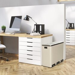 hjh OFFICE Tretabfalleimer CLEAN IX