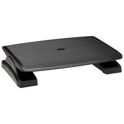 hjh OFFICE 721050 Fußstütze PIEDINO STRIPE sw