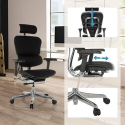 hjh OFFICE Bürodrehstuhl ERGOHUMAN GEN2