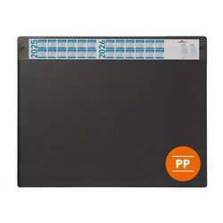 DURABLE 722501 Schreibunterlage 650x480mm sw Kalender