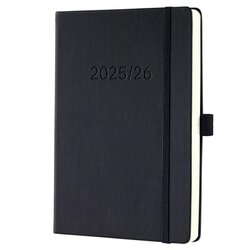 SIGEL C2603 Wochenkalender Conceptum A5 1W/1S li Notizen re sw