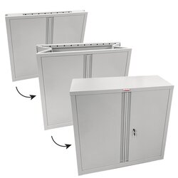 Phoenix Flügeltürenschrank SCF faltbar 915 x 830 x 370 mm (B x H x T)