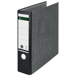 Leitz 10700000 Ordner 180Grad DIN A4 80mm Pappe schwarz