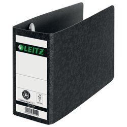 Leitz 10780000 Ordner DIN A6 quer 77mm Pappe schwarz