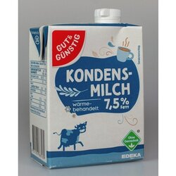 GUT & GÜNSTIG 130655 Kondensmilch 7,5% 340g 