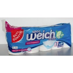GUT & GÜNSTIG 398718 Toilettenpapier 3lg 10St