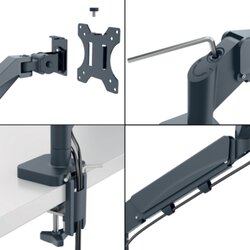 Leitz Monitorschwenkarm Ergo 2 Arme