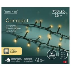 LUMINEO Lichterkette Compact 16 m