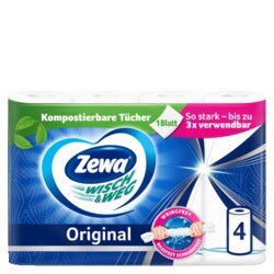 Zewa 43225 Küchenrolle Wisch&Weg 4St