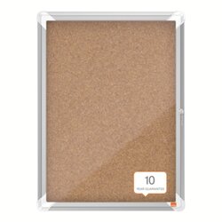 Nobo® 1902561 Schaukasten Innen 4xA4 Korkrückwand br