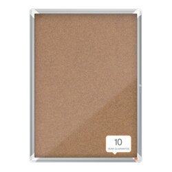 Nobo® 1902564 Schaukasten Innen 9xA4 Korkrückwand br
