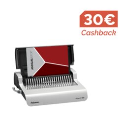 Fellowes® 5620701 Plastikbindegerät Pulsar E silber